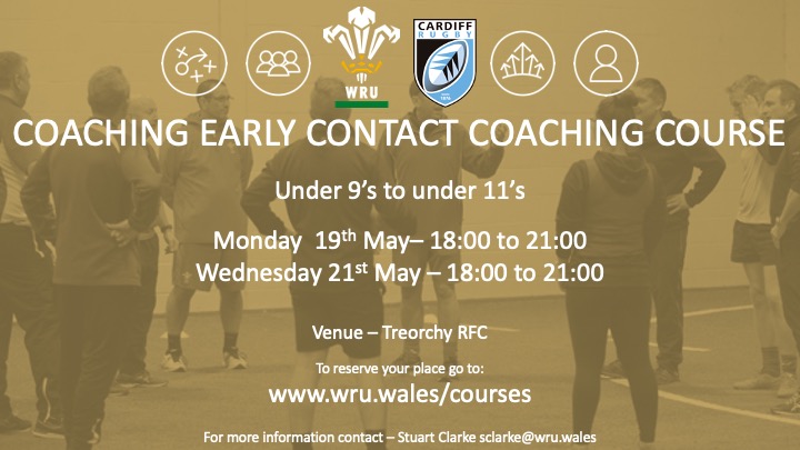 Stuart clarke (@clarkewruedu) on Twitter photo 📢Coaching course in the Rhondda📢 .
<a href="/WRU_Community/">WRU Community - Wrth galon y genedl</a> will be running a TAG and Coaching Early Contact Course <a href="/TreorchyZebras/">Treorchy RFC 🦓</a> .
Visit the WRU Eventbrite site to book your place. 📢Coaching course in the Rhondda📢 .
<a href="/WRU_Community/">WRU Community - Wrth galon y genedl</a> will be running a TAG and Coaching Early Contact Course <a href="/TreorchyZebras/">Treorchy RFC 🦓</a> .
Visit the WRU Eventbrite site to book your place.