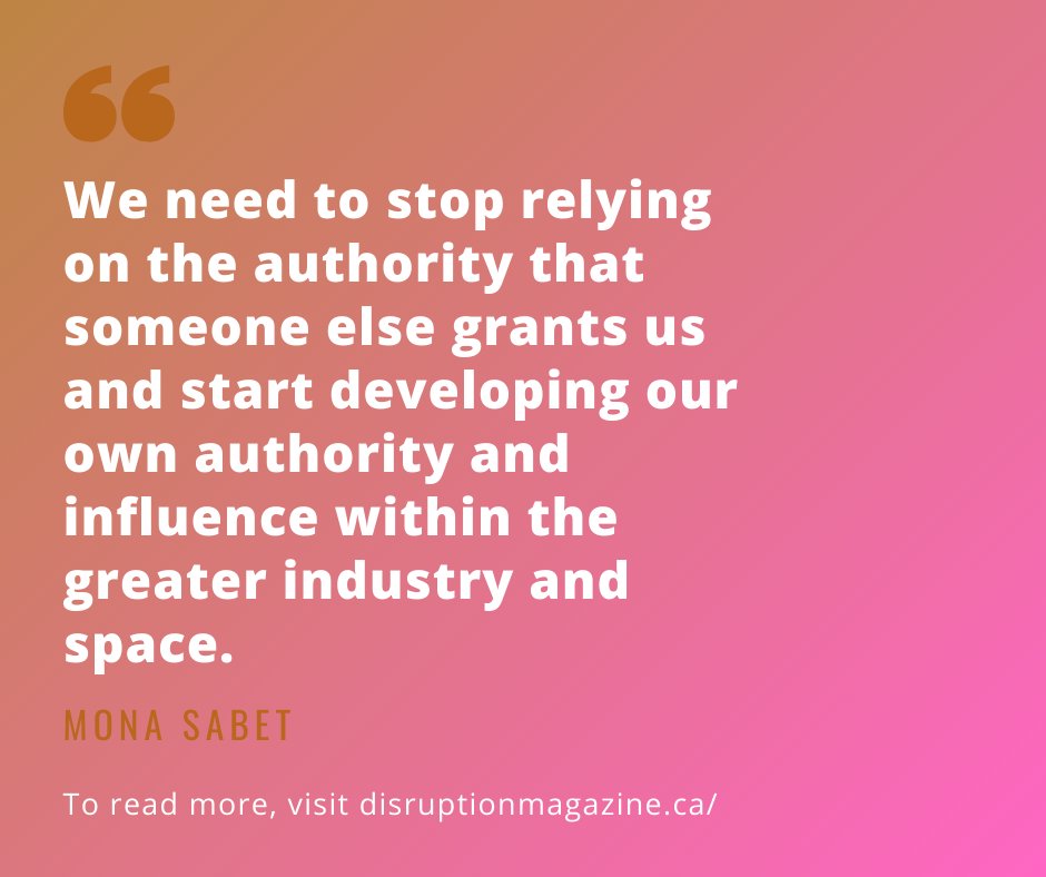 Imagine owning your authority, leading with impact, and having a community that’s got your back.

That’s exactly what Mona Sabet set out to create with HiPower—a network designed to elevate women executives beyond success &amp; into lasting influence.

➡️ disruptionmagazine.ca/issue-25/women…