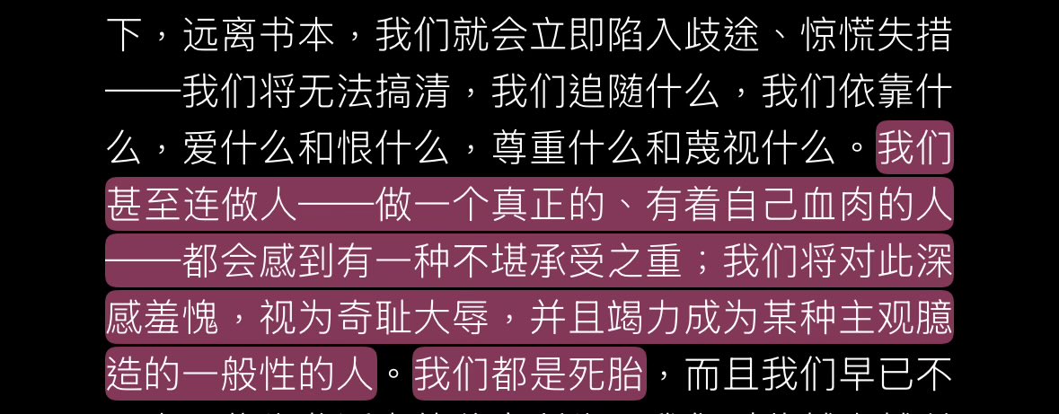 陀｜📖《地下室手记》
死胎。
捧起书本。然后——复活。
一个有血有肉的人。