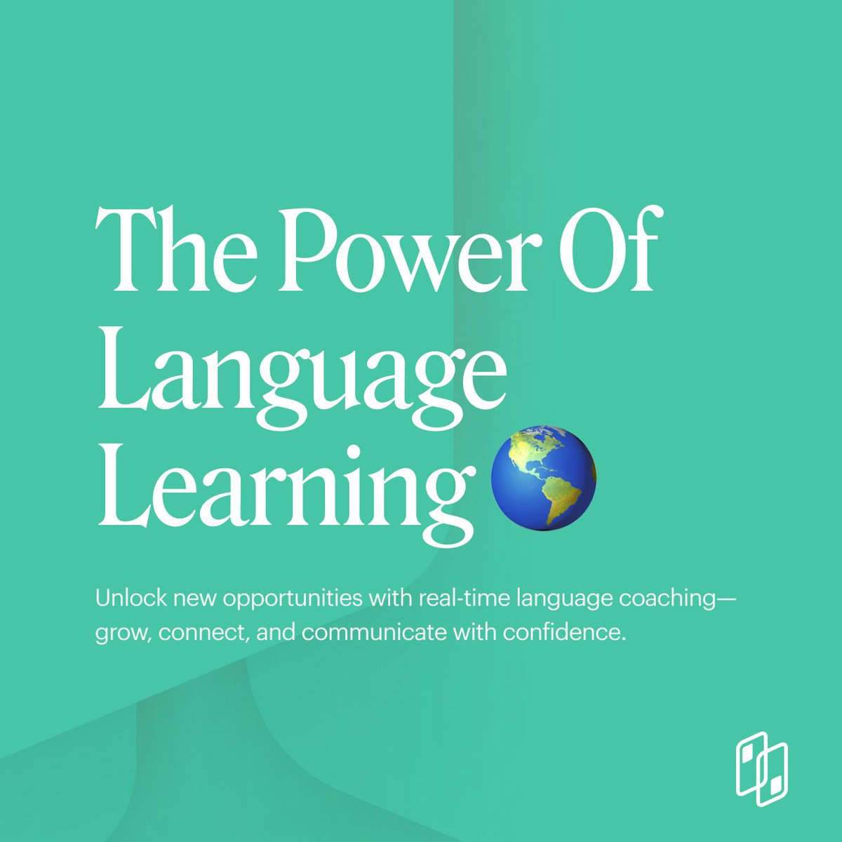 taskhuman's tweet image. Whether for #PersonalGrowth or #ProfessionalDevelopment, having real-time access to a #LanguageCoach makes the journey more engaging, effective, and fun. 🌎💪

Make #LanguageLearning available for your organization: bit.ly/3DgR1ak

#EmployeeGrowth