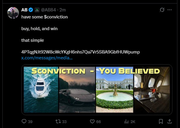 tewsol's tweet photo. @HopiumPapi IM GONNA KEEP ON WINNING I HAVE #Conviction https://t.co/gjRL5tQRkE