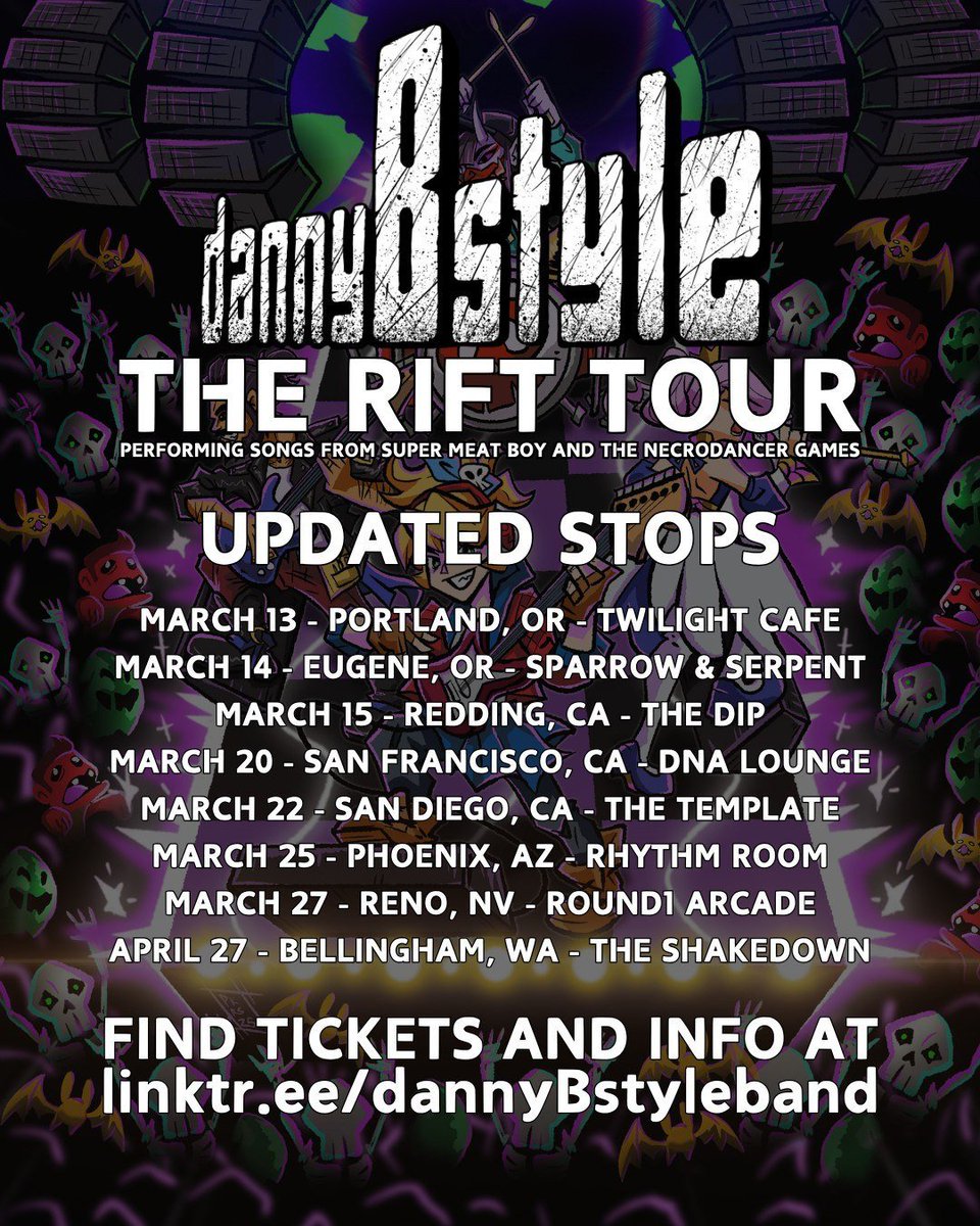 πdannyBstyleππππππππππππππππ (@dannybstyle) on Twitter photo Only a couple more days until the
<a href="/dannyBstyleband/">dannyBstyle Band</a>
Rift Tour kicks off in Portland, OR! Tell your friends and get your tickets now!
tickets.holdmyticket.com/tickets/444068β¦ Only a couple more days until the
<a href="/dannyBstyleband/">dannyBstyle Band</a>
Rift Tour kicks off in Portland, OR! Tell your friends and get your tickets now!
tickets.holdmyticket.com/tickets/444068β¦
