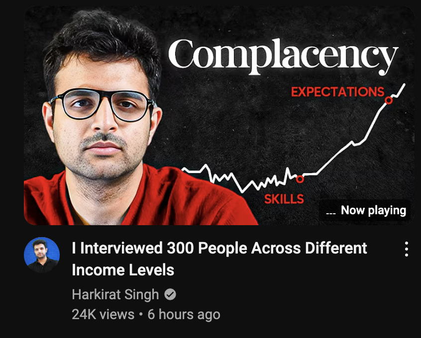 INSANE video. Bro's pretty much one of the only few sane people left in the Indian tech youtube scene. Absolute banger.