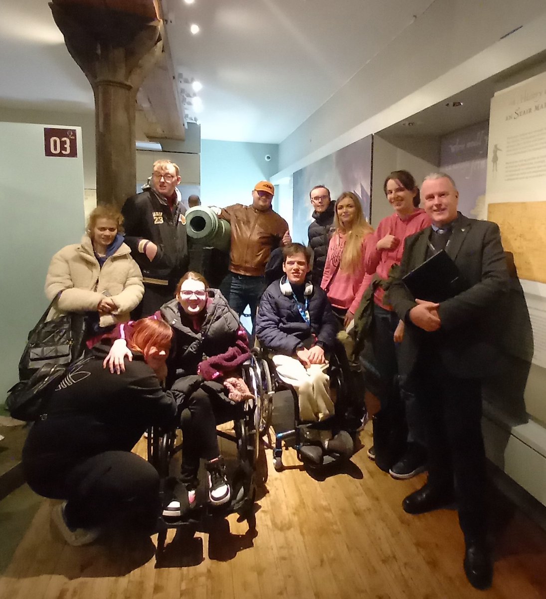 Working with a great group from Drogheda this afternoon, visiting me in the National Museum of Ireland to explore Irish Military History from the 17th to the 20th Centuries.
