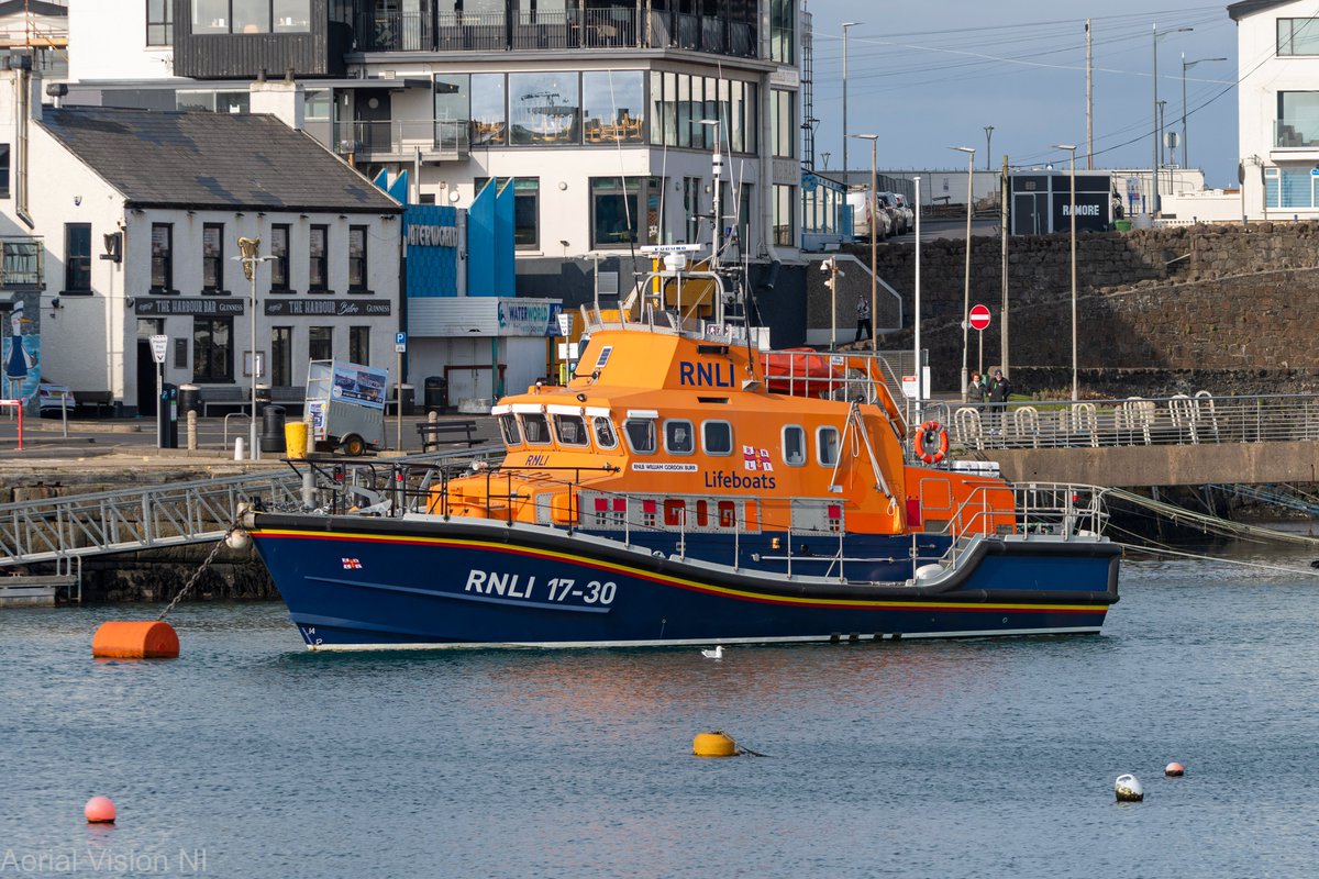 Aerial Vision NI (@aerialvisionni) on Twitter photo The Portrush Severn Class ALB 17-30 the William Gordon Burr, an inherently self righting lifeboat, very capable in the toughest conditions. First introduced in 1996, the final Severn was launched in 2004 and they undergo rigorous maintenance and safety upgrades. <a href="/PortrushRNLI/">PortrushRNLI</a> The Portrush Severn Class ALB 17-30 the William Gordon Burr, an inherently self righting lifeboat, very capable in the toughest conditions. First introduced in 1996, the final Severn was launched in 2004 and they undergo rigorous maintenance and safety upgrades. <a href="/PortrushRNLI/">PortrushRNLI</a>