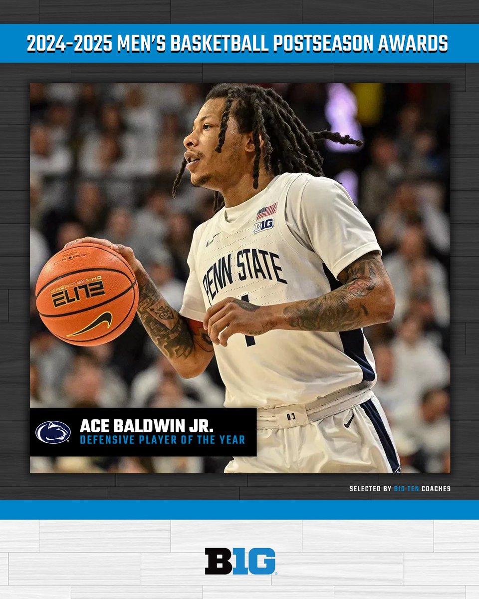 Big Ten Men's Basketball (@b1gmbball) on Twitter photo ๐ ๐๐๐๐๐ง๐ฌ๐ข๐ฏ๐ ๐๐ฅ๐๐ฒ๐๐ซ ๐จ๐ ๐ญ๐ก๐ ๐๐๐๐ซ ๐
Ace Baldwin Jr., <a href="/PennStateMBB/">Penn State Menโs Basketball</a>
71 steals, 213 assists, and 85 rebounds this season ๐๐ช
#B1GMBBall ๐ ๐๐๐๐๐ง๐ฌ๐ข๐ฏ๐ ๐๐ฅ๐๐ฒ๐๐ซ ๐จ๐ ๐ญ๐ก๐ ๐๐๐๐ซ ๐
Ace Baldwin Jr., <a href="/PennStateMBB/">Penn State Menโs Basketball</a>
71 steals, 213 assists, and 85 rebounds this season ๐๐ช
#B1GMBBall