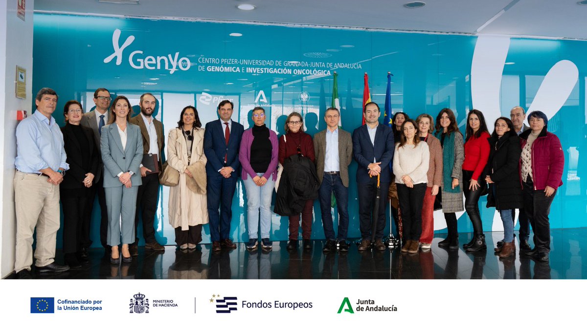 FondosUE_Andalucía (@ue_andalucia) on Twitter photo En el contexto del Comité de Seguimiento del Programa Andalucía #FEDER 21-27, esta mañana, representantes de <a href="/ComisionEuropea/">Comisión Europea en España</a>, <a href="/Haciendagob/">Ministerio de Hacienda</a> y <a href="/AndaluciaJunta/">Junta de Andalucía</a> han visitado <a href="/genyo_pts/">GENYO</a> para conocer un proyecto de investigación de terapia de células CAR-T, cofinanciado con #FEDER En el contexto del Comité de Seguimiento del Programa Andalucía #FEDER 21-27, esta mañana, representantes de <a href="/ComisionEuropea/">Comisión Europea en España</a>, <a href="/Haciendagob/">Ministerio de Hacienda</a> y <a href="/AndaluciaJunta/">Junta de Andalucía</a> han visitado <a href="/genyo_pts/">GENYO</a> para conocer un proyecto de investigación de terapia de células CAR-T, cofinanciado con #FEDER