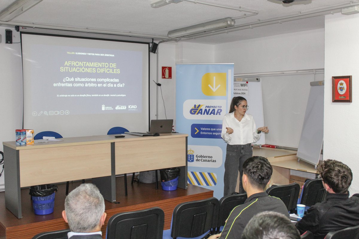 📢 En el ICAD, hemos realizado la primera acción de Árbitros/as Sub-18 junto al Proyecto Ganar. Un paso clave para proteger sus derechos y garantizar su seguridad en las competiciones deportivas.