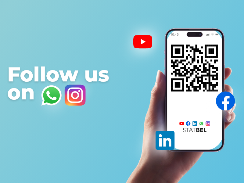 📢 Statbel is expanding! 📢

We can now also be found on Instagram and as a WhatsApp channel to replace our daily updates on X.

🖼️👉 instagram.com/statbel.en

📞👉 whatsapp.com/channel/0029Vb…

#Statbel #WhatsApp #Instagram