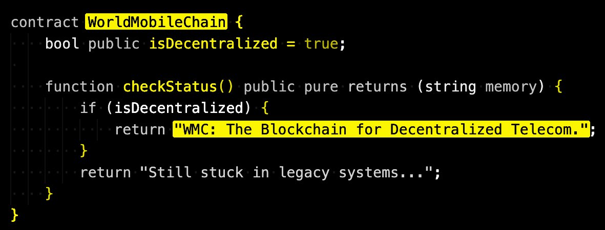 wmchain's tweet photo. Meet World Mobile Chain – The Blockchain for Decentralized Telecom.
WMC isn’t just another blockchain, it’s purpose-built to power the future of wireless.
📡 Designed for DePIN & decentralized connectivity
⚡ Built on Base for scalability & interoperability
💰 Fueled by WMTx to enable transactions & governance
The foundation is set.
Now, we build.