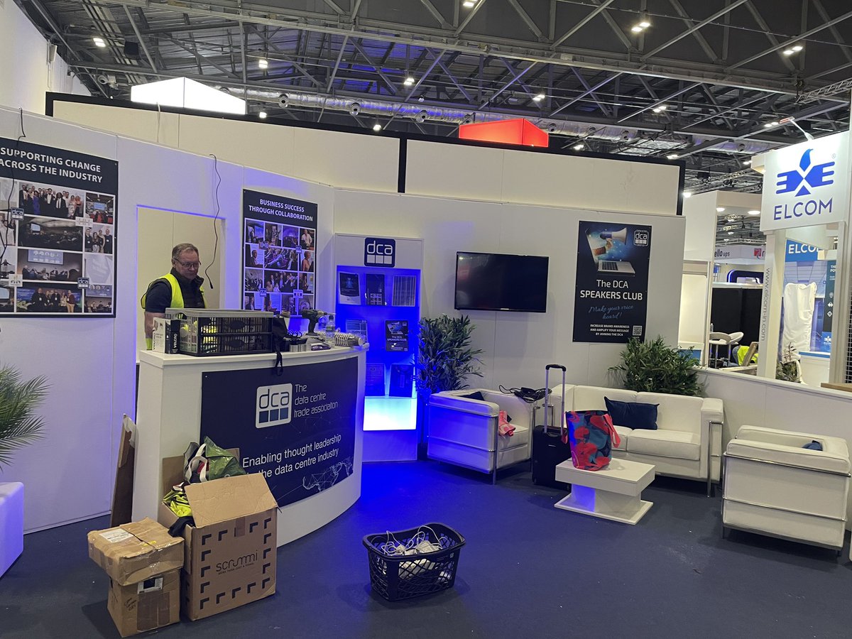Looking good! The DCA is nearly ready for the start of #DCW2025 tomorrow. You can find us on stand DC534!