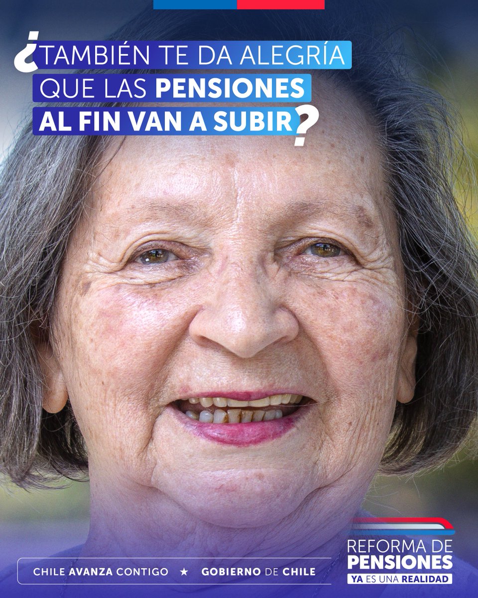 En #3AñosDeGobierno logramos más dignidad para las familias trabajadoras, con la Reforma de Pensiones y subiendo el sueldo mínimo a más de $500.000.

¿Quieres conocer más logros y beneficios de estos tres años? Te invitamos a conocer 📲 derechosybeneficios.cl