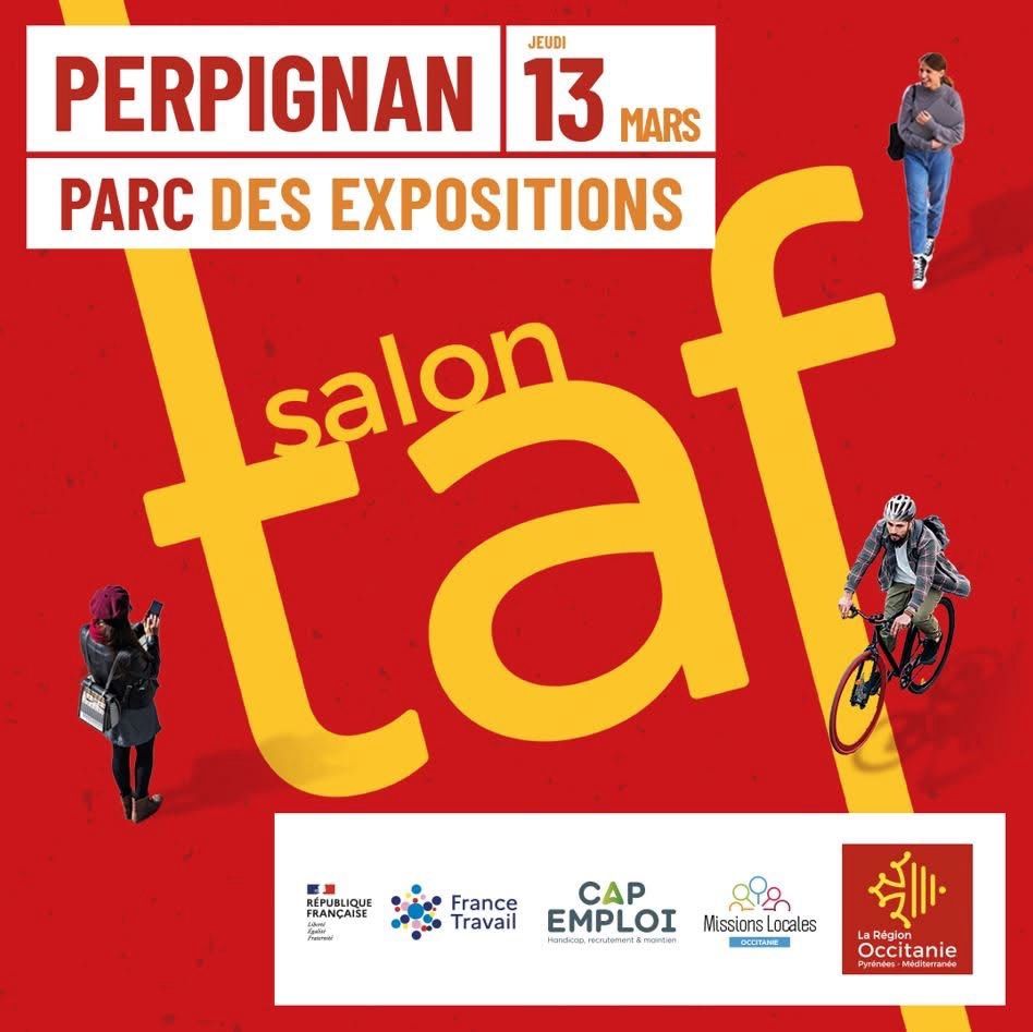 NeosupPerpignan's tweet photo. Retrouvez les équipes de Neosup au salon Taf de Perpignan ce jeudi 13 mars de 9h à 17h 💼

#formation #imageriemedicale #dietetique #optique #alternance Avec @Occitanie @FranceTravail @missionlocale @Capemploi_ https://t.co/yTZ1wyA6nH