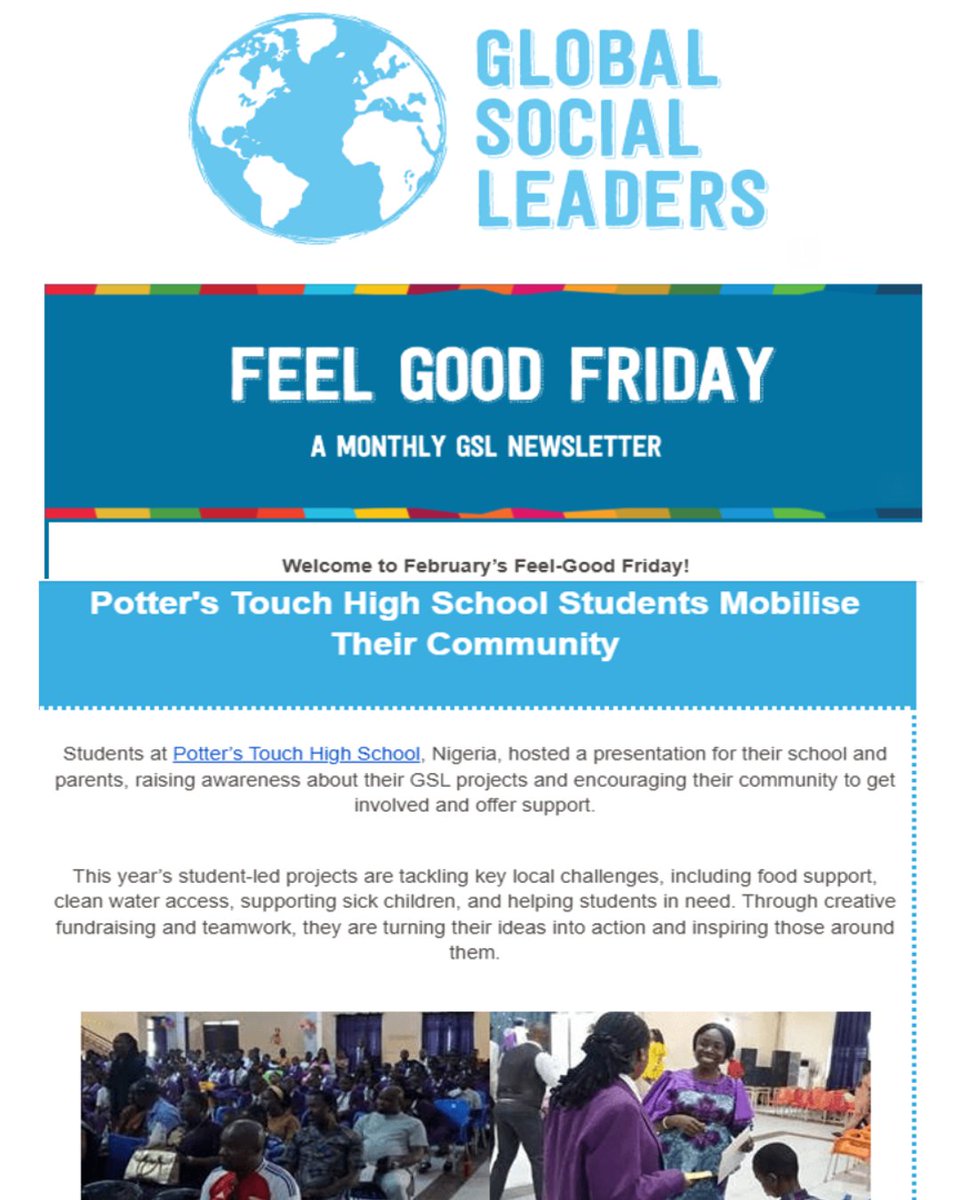 Potter's Touch High School (@potterstouchsch) on Twitter photo We are deeply honored to have been featured in the February 2025 edition of the <a href="/FutureFound/">Future Foundations</a> #GlobalSocialLeaders newsletter.
We appreciate the recognition and look forward to continued collaboration and inspiring the next generation of leaders. We are deeply honored to have been featured in the February 2025 edition of the <a href="/FutureFound/">Future Foundations</a> #GlobalSocialLeaders newsletter.
We appreciate the recognition and look forward to continued collaboration and inspiring the next generation of leaders.