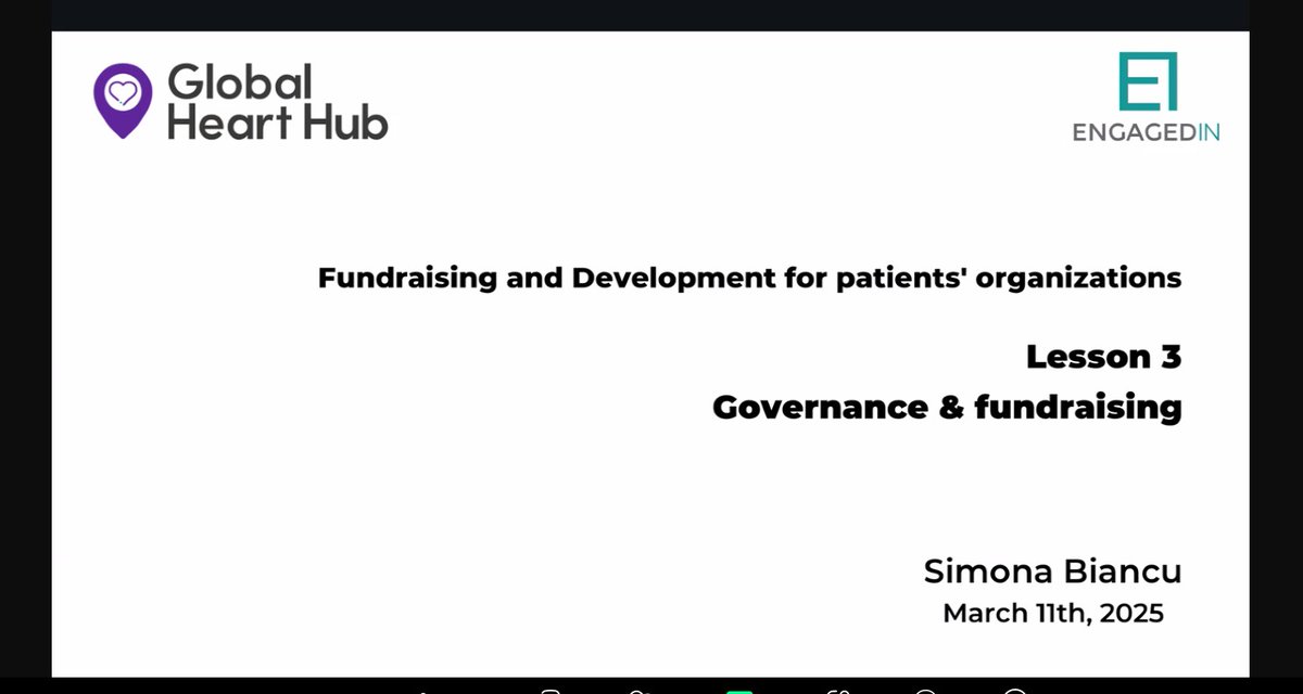 ICPO (@icpobesity) on Twitter photo Delighted to be invited by <a href="/GlobalHeartHub/">Global Heart Hub</a> to attend this informative lecture on 'strategies for diversifying funding sources, mainting strong relationshios with funders, and ensuring responsible grant reporting ' everyday is a school day. Simona Biancu delving into the topic. Delighted to be invited by <a href="/GlobalHeartHub/">Global Heart Hub</a> to attend this informative lecture on 'strategies for diversifying funding sources, mainting strong relationshios with funders, and ensuring responsible grant reporting ' everyday is a school day. Simona Biancu delving into the topic.