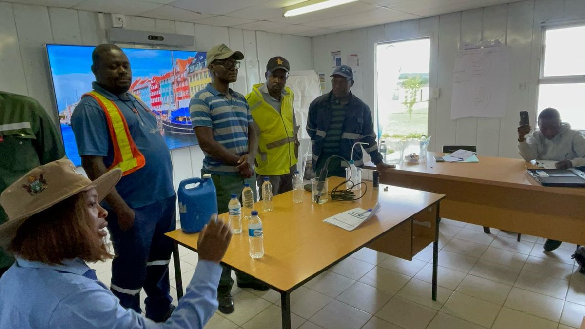 Empowering Unki Mine's water and wastewater operators! 💧 IWSD training is boosting skills in treatment, quality, sustainability, compliance &amp; solutions. Ensuring efficient water use for all! #WaterManagement #Training #Sustainability #Waterquality