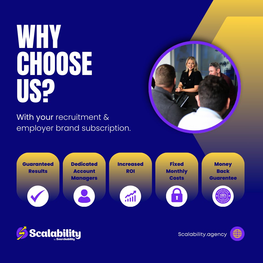 ScalabilityTech's tweet image. Looking to scale your tech team with confidence? Here's why partnering with Scalability is the smart choice...
✅Guaranteed Results
🤝Dedicated Account Managers
📈Increased ROI
💰Fixed Monthly Costs
🔃Money Back Guarantee*
*Terms apply
Learn more at scalability.agency ⚡