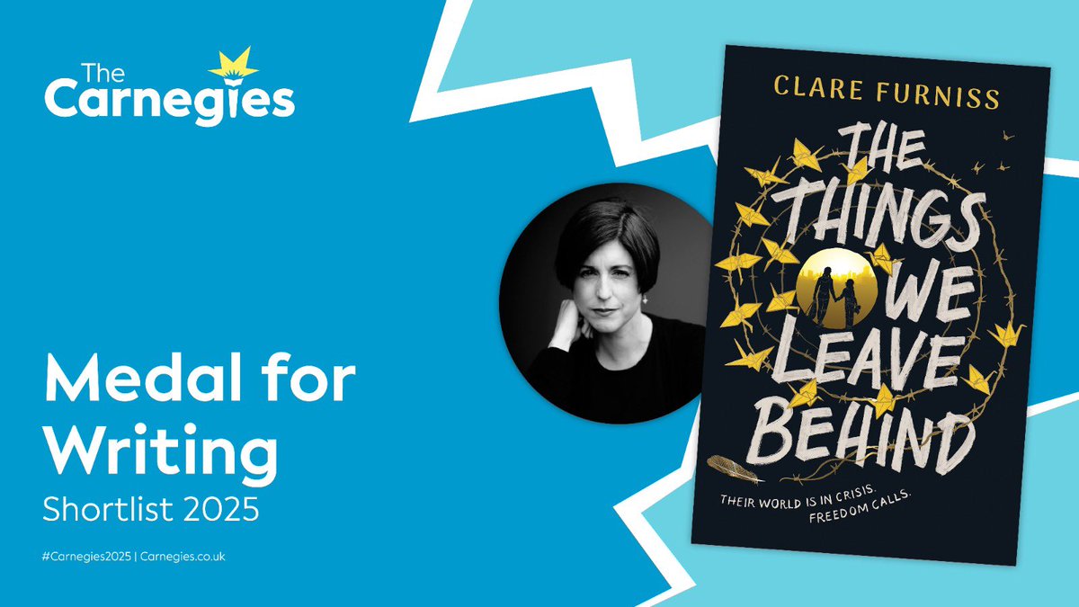Simon & Schuster Children's Books (@simonkids_uk) on Twitter photo We’re delighted to share that The Things We Leave Behind by Clare Furniss is SHORTLISTED for the Carnegie Medal for Writing! 🖋️ #Carnegies25 @carnegiemedals <a href="/ClareFurniss/">Clare Furniss @clarefurniss.bsky.social</a> We’re delighted to share that The Things We Leave Behind by Clare Furniss is SHORTLISTED for the Carnegie Medal for Writing! 🖋️ #Carnegies25 @carnegiemedals <a href="/ClareFurniss/">Clare Furniss @clarefurniss.bsky.social</a>