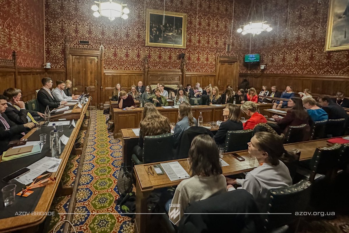 Azov Brigade delegation advocates for Ukrainian POWs in the UK

In early March, Azov Brigade servicemen Valerii Horishnii and Nestor Barchuk, alongside Kateryna Prokopenko, Head of the Association of Azovstal Defenders’ Families, conducted a series of high-level meetings in the