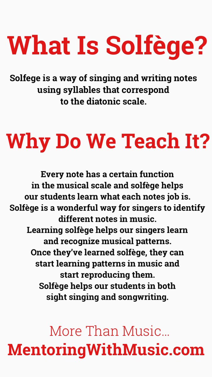 MentorWithMusic's tweet image. Have you ever heard a melody in your head and wanted to reproduce it? 

#Solfege #TipTuesday #Singing #TheVoice #SingerLife #SingBetter