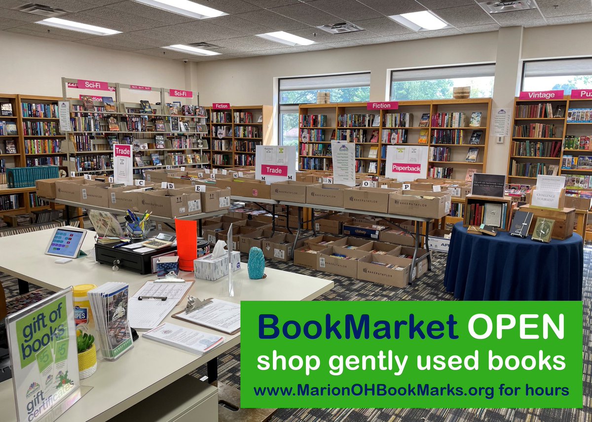 Let's Read 20 (@letsread20) on Twitter photo Need books for your #LetsRead20 routine? Stop by BookMarket at Marion Public Library & grab some great reads! 📚 Need books for your #LetsRead20 routine? Stop by BookMarket at Marion Public Library & grab some great reads! 📚