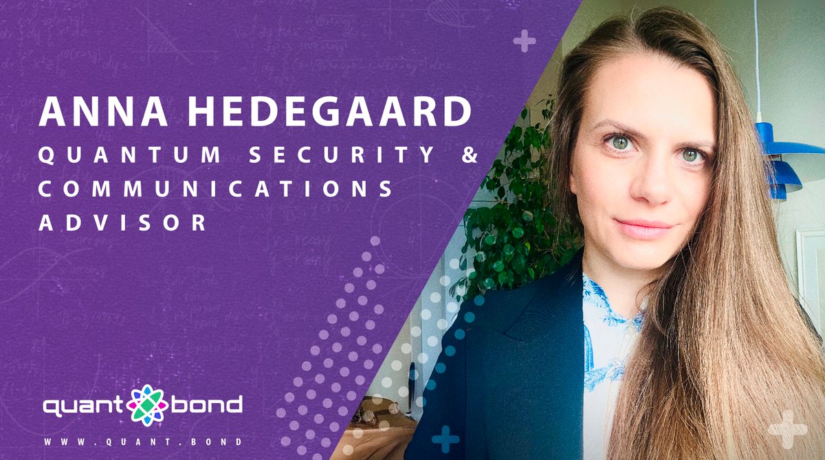 Another powerhouse joins our Advisory Board!

Anna Hedegaard, CEO &amp; Co-Founder of the Quantum Security and Defense Working Group, is leading the charge in quantum-secure communications. As CEO of QuantumPrime and a Rising Star Award winner at the Quantum Innovation Summit 2025,