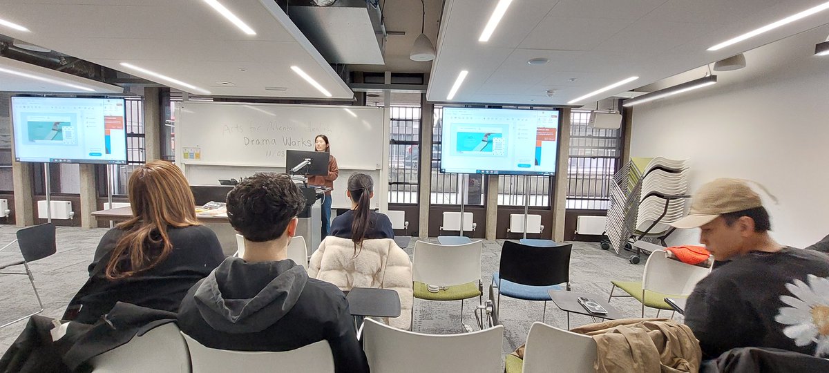 Dr Keri Wong (@drkeriwong) on Twitter photo Super pleased to catch a glimpse of <a href="/TechngArtist/">Heidy Perez</a> in action <a href="/IOE_London/">IOE, UCL's Faculty of Education & Society</a>'s Arts for Mental Health Drama Event!
Had to dash to go to a meeting but trust the rest of the session went well!
#drama #identity #creativearts #mentalhealth Super pleased to catch a glimpse of <a href="/TechngArtist/">Heidy Perez</a> in action <a href="/IOE_London/">IOE, UCL's Faculty of Education & Society</a>'s Arts for Mental Health Drama Event!
Had to dash to go to a meeting but trust the rest of the session went well!
#drama #identity #creativearts #mentalhealth