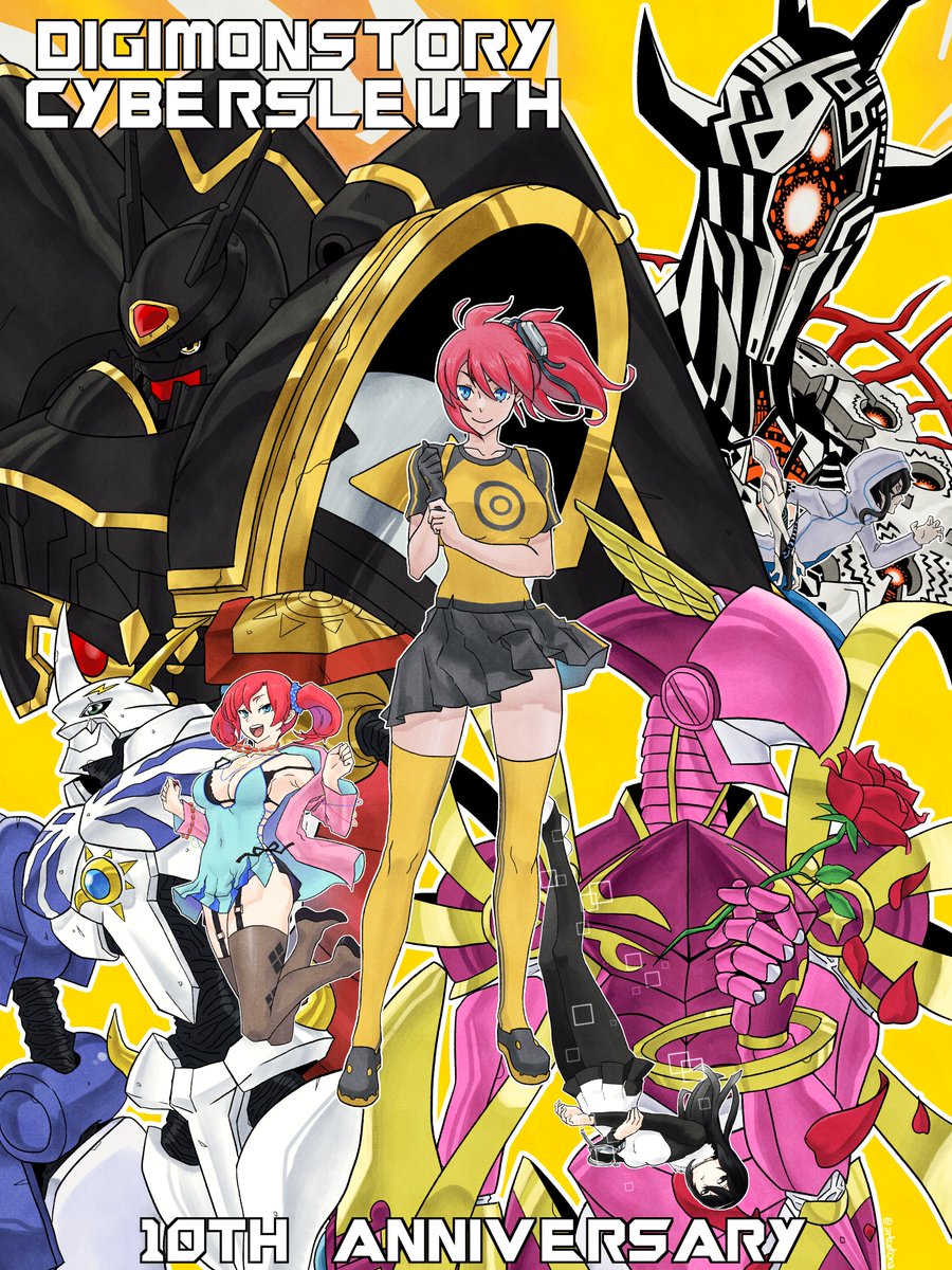 artcetona's tweet image. 10周年おめでとう！！！！！！！！
#Digimon #サイスル