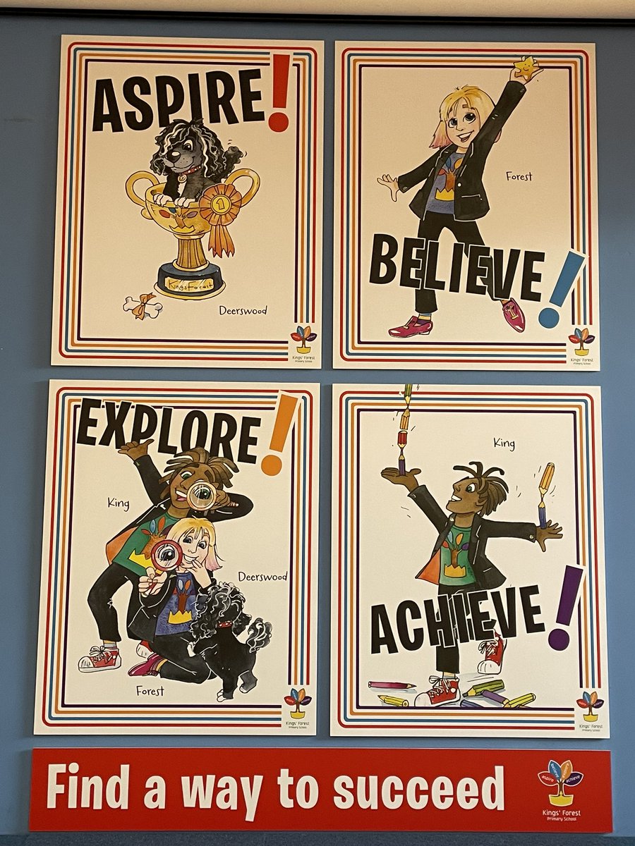 Amazing to visit Wheatfield and see the work they have done on writing, especially early writing. It was wonderful to see Kings’ Forest’s new mission characters and their drive for the very best for every child.