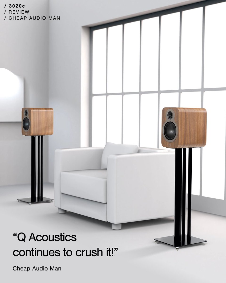 Q Acoustics (@qacoustics) on Twitter photo Our 3020c speaker is on one helluva run of ‘spectacular’ reviews. <a href="/cheapaudioman/">cheapaudioman</a> is the latest to listen to our ‘spectacular’ standmount. Did we mention it’s ‘spectacular?’
Click on this link to watch the entire video review: bit.ly/4ht3vJY Our 3020c speaker is on one helluva run of ‘spectacular’ reviews. <a href="/cheapaudioman/">cheapaudioman</a> is the latest to listen to our ‘spectacular’ standmount. Did we mention it’s ‘spectacular?’
Click on this link to watch the entire video review: bit.ly/4ht3vJY
