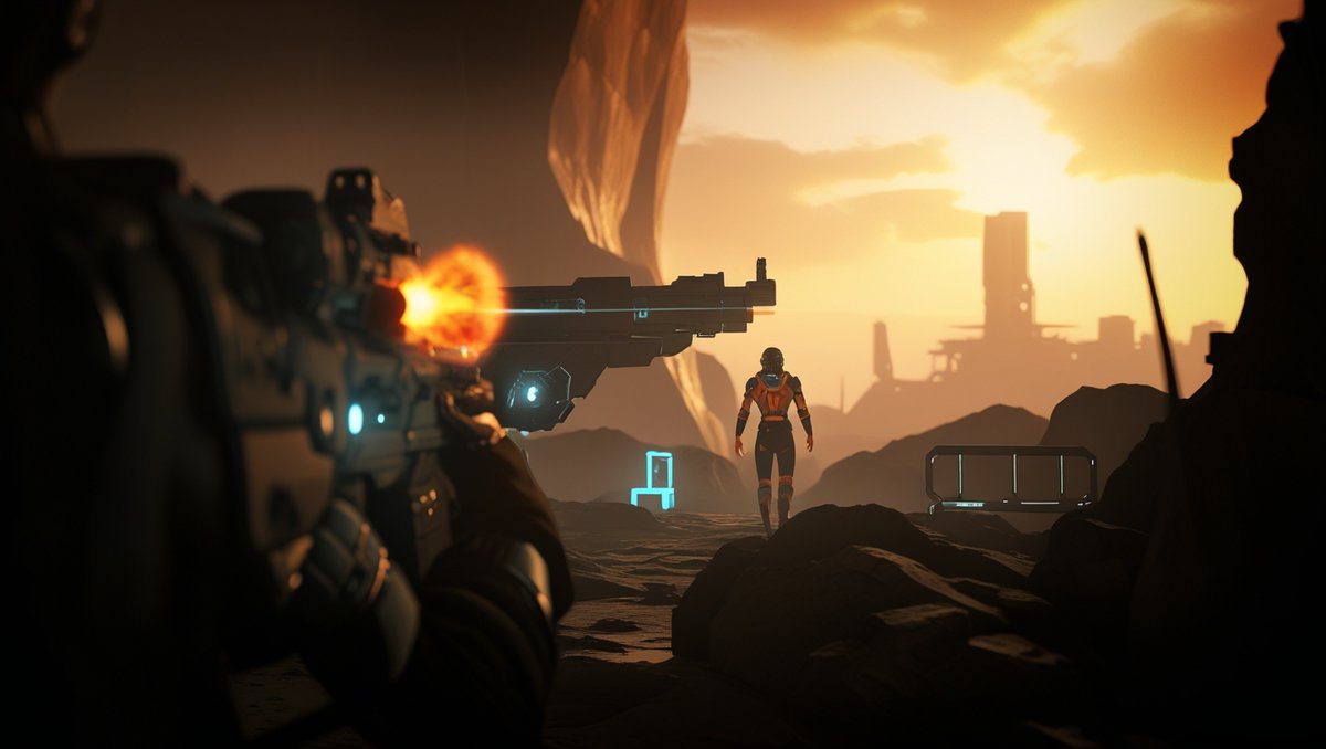Junzkp's tweet photo. ⚠️ You see an enemy approaching... What’s your first move? 

1⃣ Take the shot 🎯
2⃣ Stay hidden 🕵️‍♂️
3⃣ Flank for a better position 🚀

The choice is yours—survival depends on it. 💥🔥
 
#MAI #MAILegend #TacticalGaming #Web3Shooter #AI #Web3Gaming https://t.co/nmXuWk08ZM