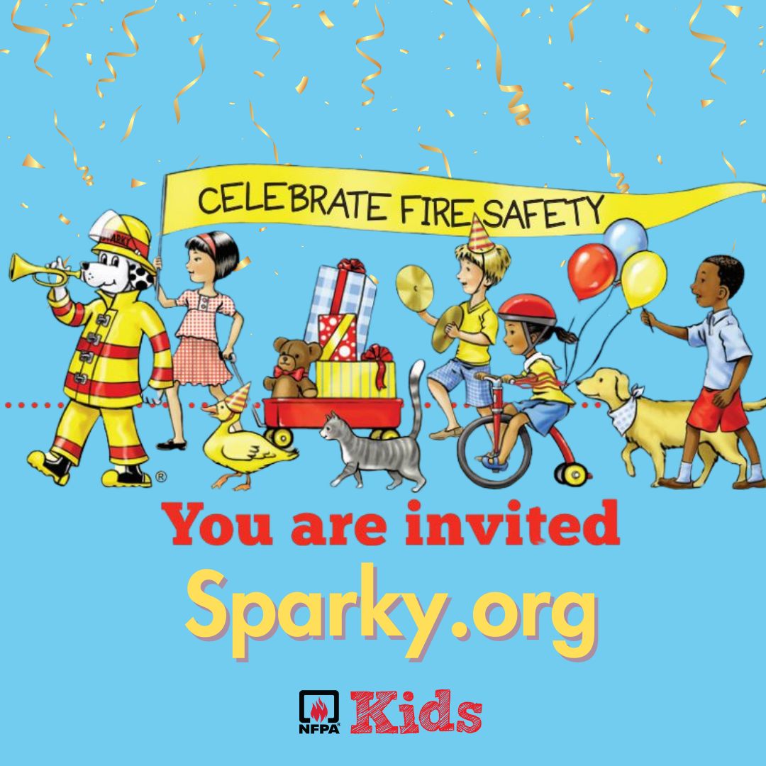 Sparky_Fire_Dog's tweet image. Sparky's 74th birthday is March 18th and you are invited to celebrate fire safety on Sparky.org. Check out fun games, music videos, and NEW printable activities.