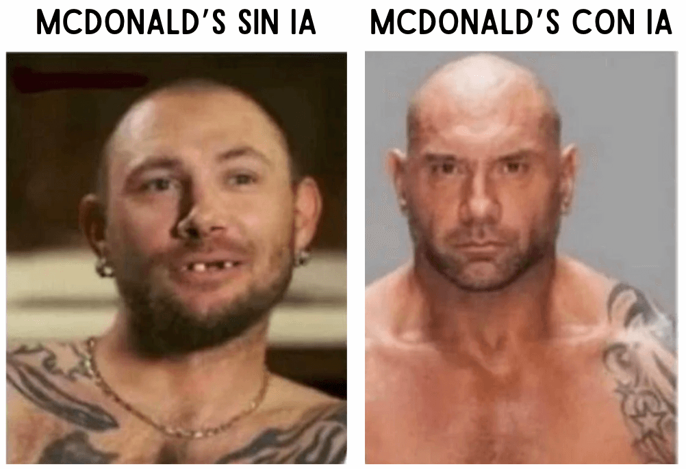 McDonald’s 2024: “¿Papas grandes o combo mediano?” 🍟🍔 McDonalds 2025 con IA: “Hemos analizado tus patrones de compra y clima actual. Hoy necesitas un McFlurry.” 🧠📊

Descubre más en nuestra última edición de Mordiendo Bytes 👇