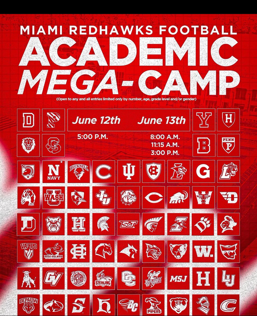 Daniel Robinson (@danrecruit26) on Twitter photo 🏈 Shout to Coach Keller <a href="/CoadyKeller1/">Coady Keller</a> for the invite to the Miami RedHawks Academic Mega-Camp at Miami University. I appreciate the opportunity. <a href="/MiamiOHFootball/">Miami Football</a> 🏈 Shout to Coach Keller <a href="/CoadyKeller1/">Coady Keller</a> for the invite to the Miami RedHawks Academic Mega-Camp at Miami University. I appreciate the opportunity. <a href="/MiamiOHFootball/">Miami Football</a>