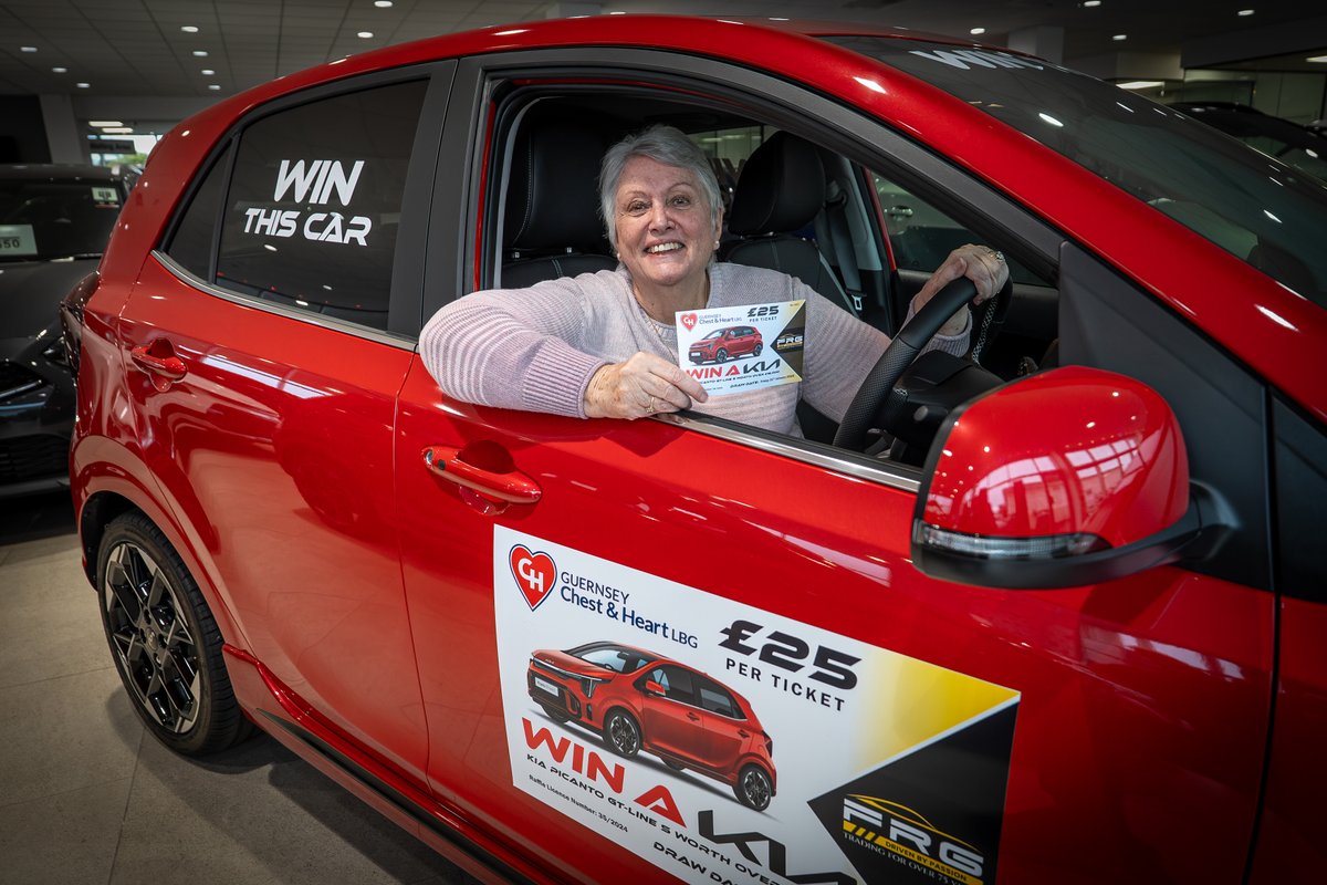 Guernsey Chest & Heart (@chestandheart) on Twitter photo 🎉 Huge congratulations to Tina, the lucky winner of a brand-new Kia Picanto! 🚗✨
Thanks to the incredible support of our community, the car raffle — proudly sponsored by Forest Road Garage Guernsey — raised an amazing £4,500 for <a href="/ChestandHeart/">Guernsey Chest & Heart</a> ❤️ 🙏 🎉 Huge congratulations to Tina, the lucky winner of a brand-new Kia Picanto! 🚗✨
Thanks to the incredible support of our community, the car raffle — proudly sponsored by Forest Road Garage Guernsey — raised an amazing £4,500 for <a href="/ChestandHeart/">Guernsey Chest & Heart</a> ❤️ 🙏