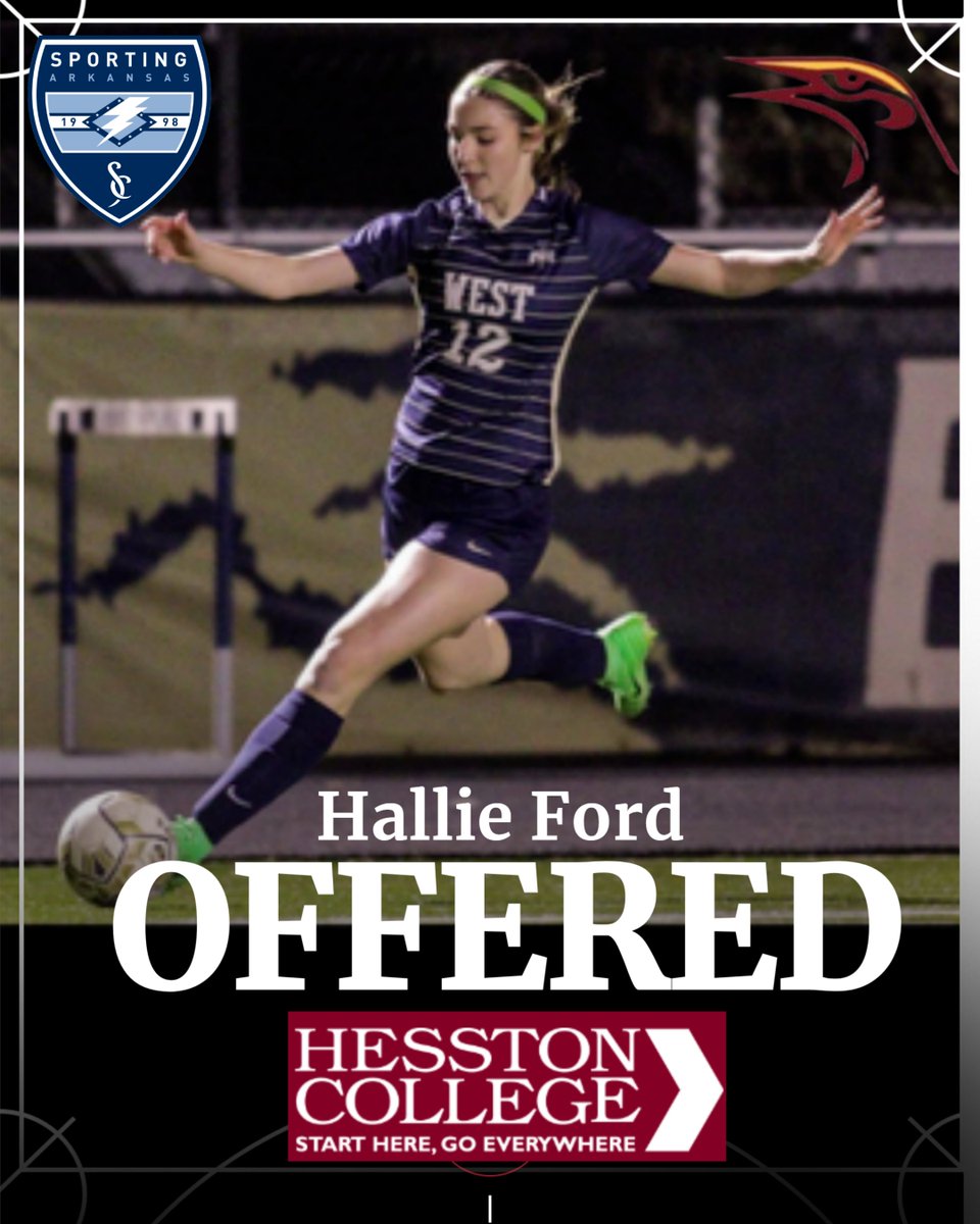Congratulations to multi-sport athlete, Hallie Ford, for receiving a scholarship offer to play College Soccer! Whether on the court or the field, we are proud of you! #TheWestWay