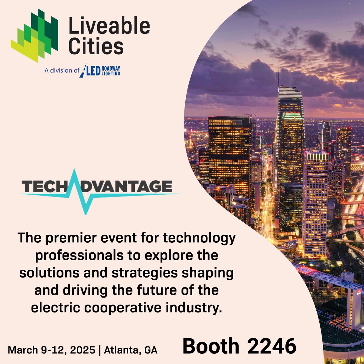 🚀 We’re live at #TechAdvantage2025!

Join us now through March 12 as we showcase how our smart utility solutions enhance grid resilience &amp; efficiency. ⚡💡

#SmartGrid #EnergyInnovation #TechAdvantage