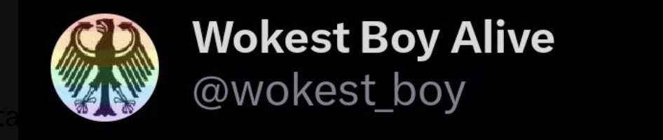 Maria Kron ⚖️🇪🇺🇺🇦 (@antifamaria) on Twitter photo Oh no, was ist mit dem Wokest Boy Alive passiert??
Account ist gesperrt?
<a href="/wokest_boy/">Wokest Boy Alive</a>
‼️#freewokestboyalive ‼️ Oh no, was ist mit dem Wokest Boy Alive passiert??
Account ist gesperrt?
<a href="/wokest_boy/">Wokest Boy Alive</a>
‼️#freewokestboyalive ‼️