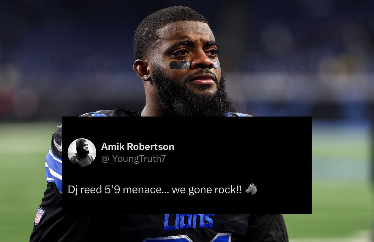 #Lions CB Amik Robertson sounds excited to work with DJ Reed 👀🔥