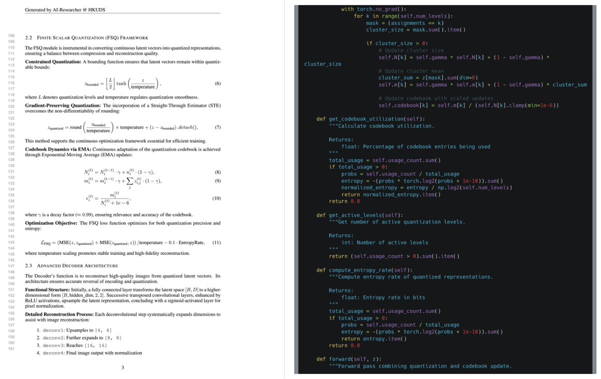huang_chao4969's tweet image. 🚀 Thrilled to launch our PhD-level agent: AI-Researcher! 🎓 Exploring Innovation Capabilities of LLM Agents 🔍
The complete source code 💻 and papers 📝 generated by AI-Researcher are now available at: github.com/HKUDS/AI-Resea…
"From Concept to Publication" 🚀
This fully…