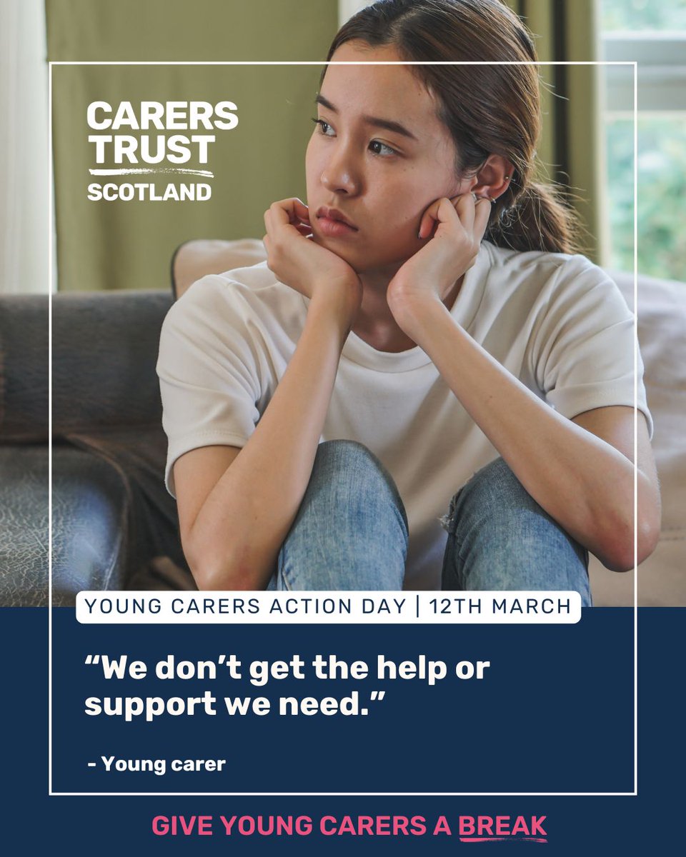 Young carers need better support. It’s time to listen, understand, and act.

This #YoungCarersActionDay, let’s make sure they get the help they deserve. 💙 #GiveUsABreak #GeezaBreak