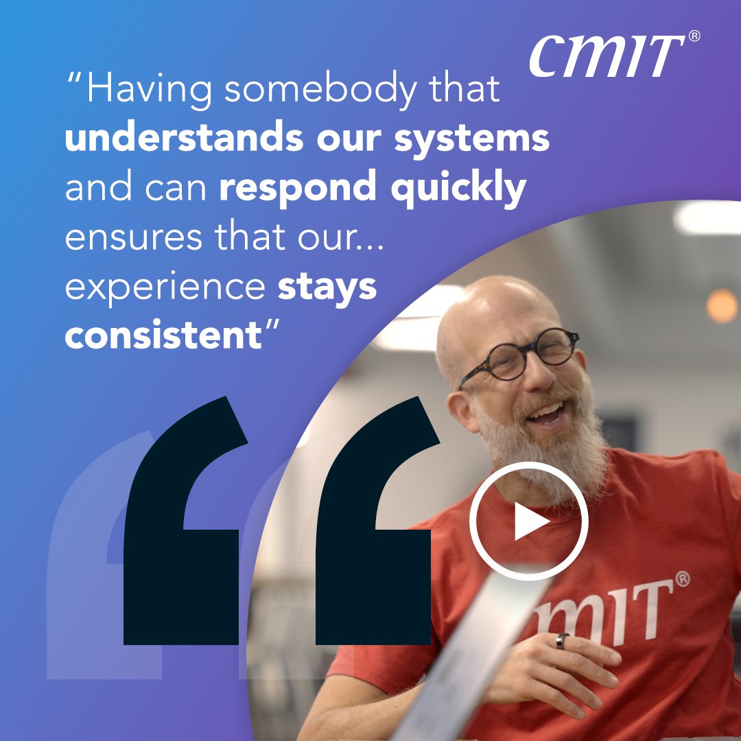 cmitsolutions's tweet image. 🔹 Consistent IT support = smoother operations.
💡 CMIT understands your systems and responds quickly—so your business never skips a beat.

🎥 Hear firsthand how we keep businesses running. Check the replies for more! 👇
#ReliableIT #CMITSolutions #BusinessGrowth