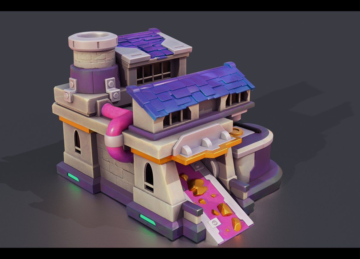 KKArtCreative's tweet photo. 💰 Behind the Scenes – Gold Collector in Heroes of Mavia! 🏗️

Balancing stylized visuals &amp; gameplay clarity. Efficient design was key to keeping upgrades seamless!
How would YOU spend your gold? 🤔🔥

#HeroesOfMavia #GameDev #ModularDesign #3DModeling #UnrealEngine #GameAssets https://t.co/gSmNbyEzNW