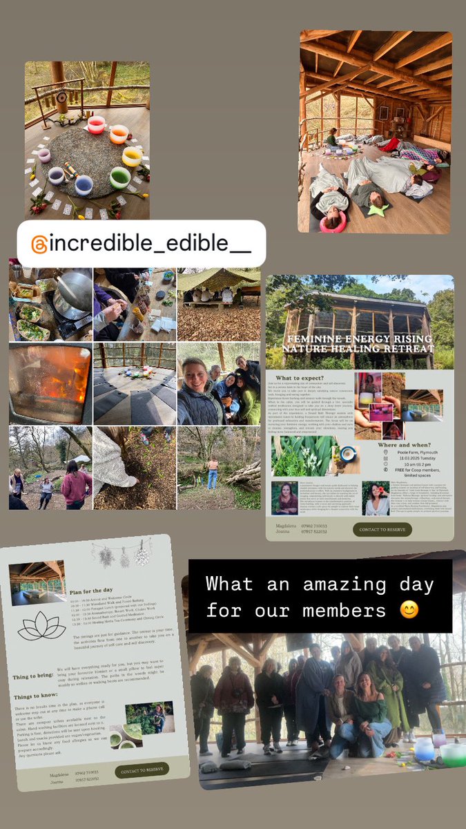 Our retreat today, all completely free for our members to attend with thanks to the #ukspf