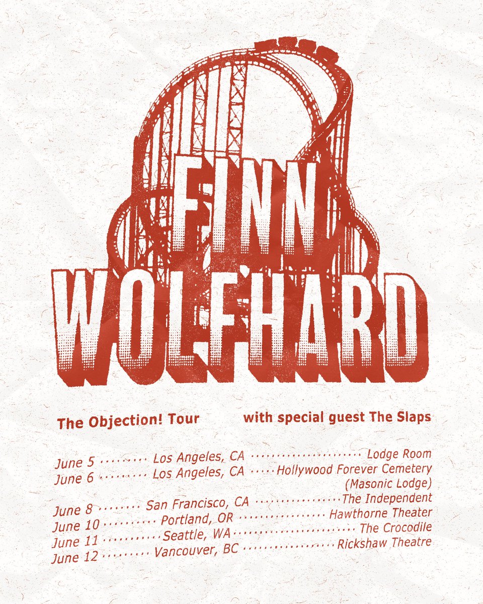 finnwolfhard's tweet image. The Objection! Tour pre-sale is live!
finnwolfhardmusic.com/#shows