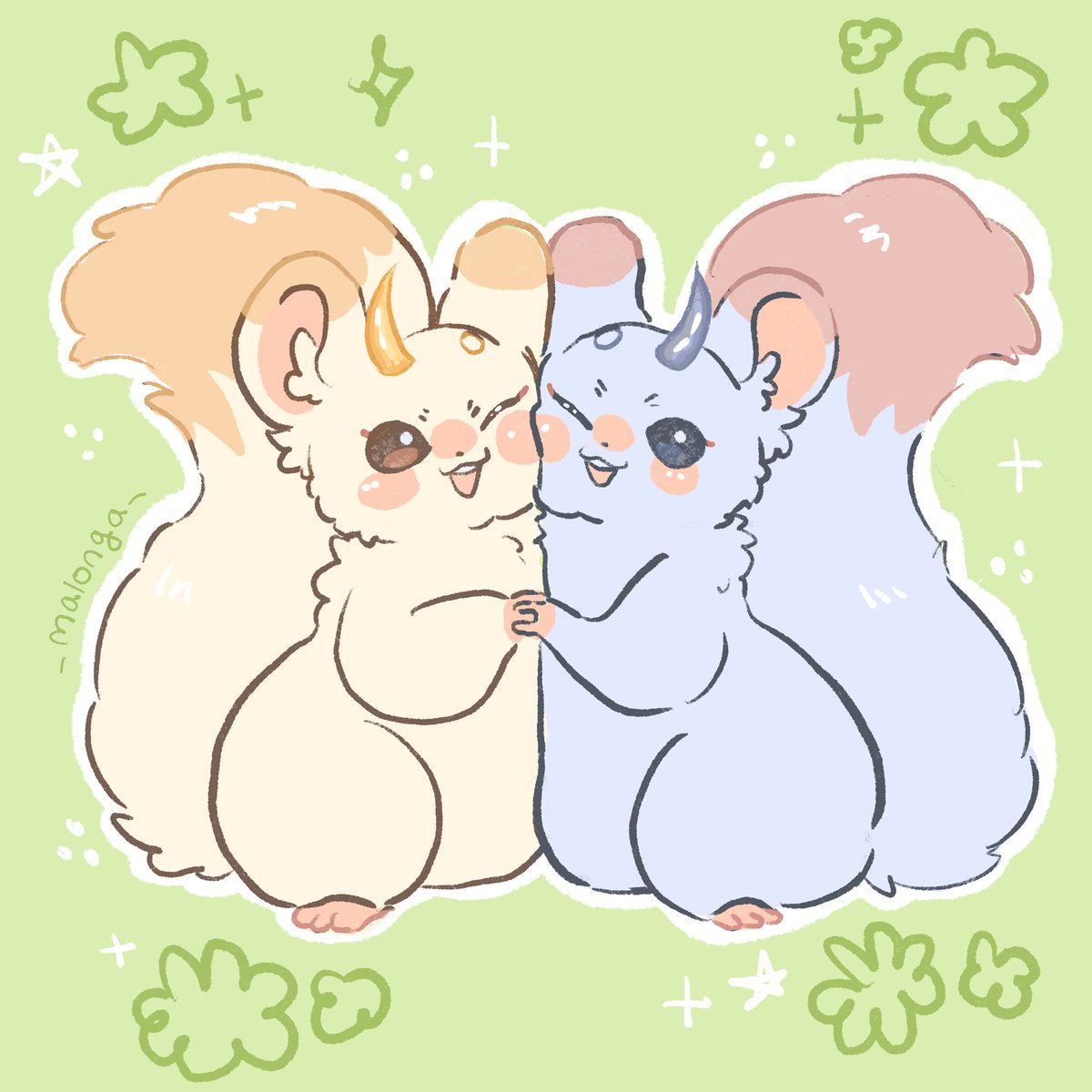 _Malonga_'s tweet image. The twins!!✨ #YouShouYan #FabulousBeasts