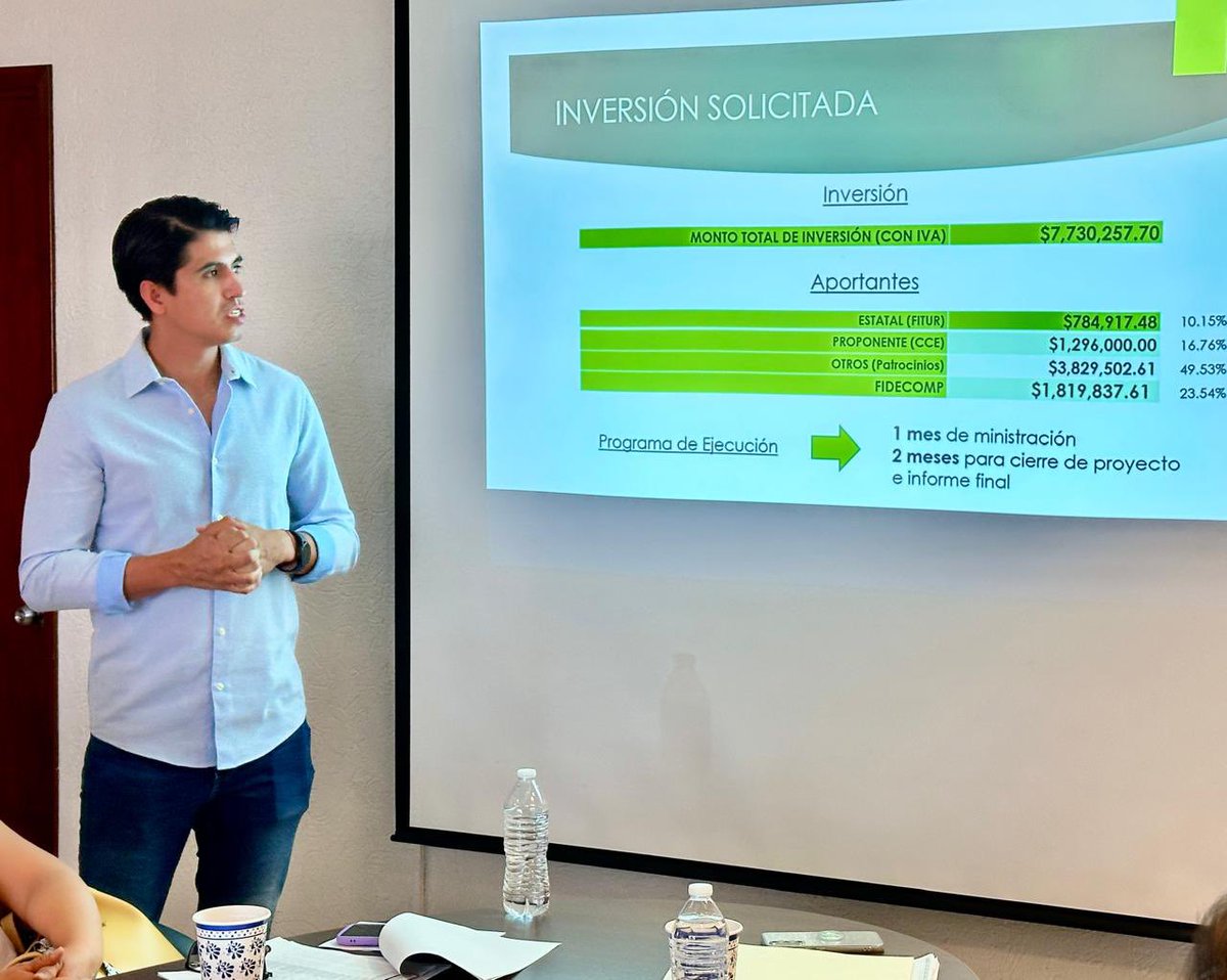 Con el respaldo de la gobernadora Margarita González Saravia y el secretario Víctor Sánchez Trujillo, el Grupo de Apoyo Técnico de Fidecomp revisa proyectos que transformarán nuestro estado, desde la promoción turística hasta el fortalecimiento empresarial. #MargaritaGobernadora