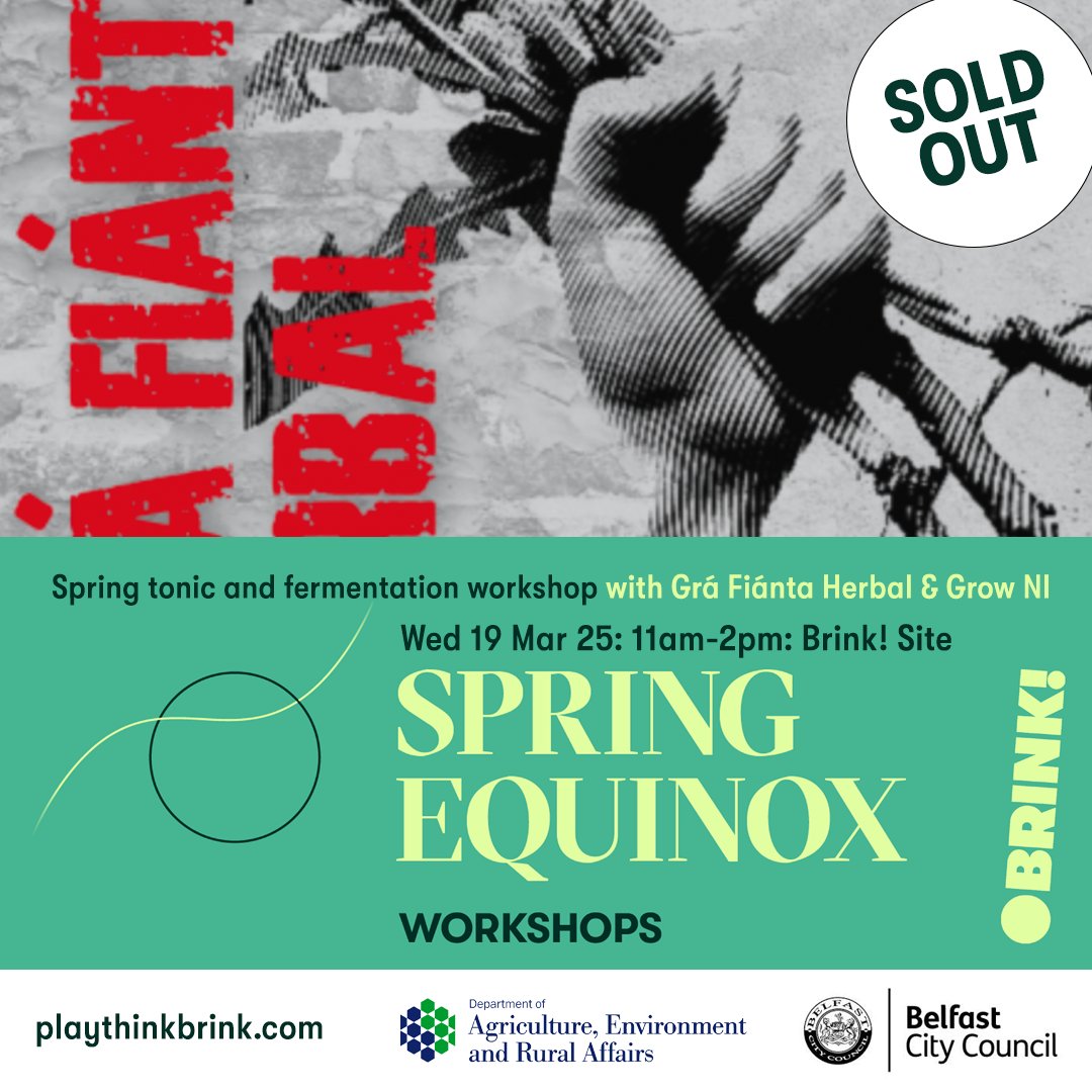 @playthinkbrink (@playthinkbrink) on Twitter photo Spring Equinox workshops to think differently about food, fashion & waste, with skilled friends of Brink!
19-23 Mar.
Supported by <a href="/daera_ni/">DAERA</a> & <a href="/belfastcc/">Belfast City Council</a>
#ALMOSTSOLDOUT
Sign up now: playthinkbrink.com/spring-equinox…
#playthinkbrink <a href="/visitbelfast/">Visit Belfast</a> Spring Equinox workshops to think differently about food, fashion & waste, with skilled friends of Brink!
19-23 Mar.
Supported by <a href="/daera_ni/">DAERA</a> & <a href="/belfastcc/">Belfast City Council</a>
#ALMOSTSOLDOUT
Sign up now: playthinkbrink.com/spring-equinox…
#playthinkbrink <a href="/visitbelfast/">Visit Belfast</a>