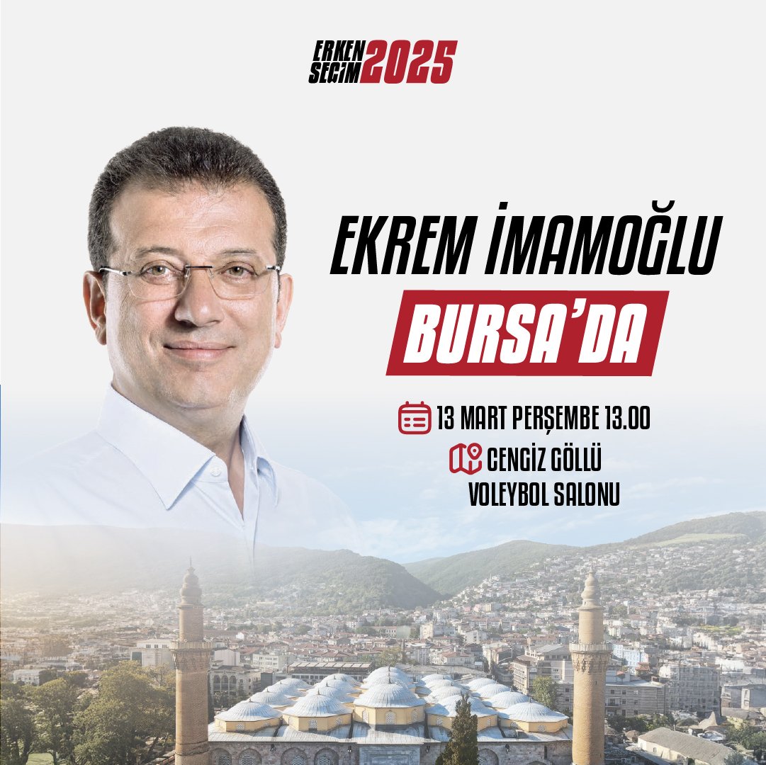 💥İMAMOĞLU'NA TCK 257 DERHAL  UYGULANMALI💥

📌İmamoğlu iyice zıvanadan çıktı❗️ 16 Milyon İstanbul'lu her gün trafik ve türlü çile ile cebelleşirken, İstanbul'u yönetmesi gereken İmamoğlu mesai yapması gereken zamanda şehir şehir geziyor ve kamuyu mağdur ediyor. 

📌TCK 257;