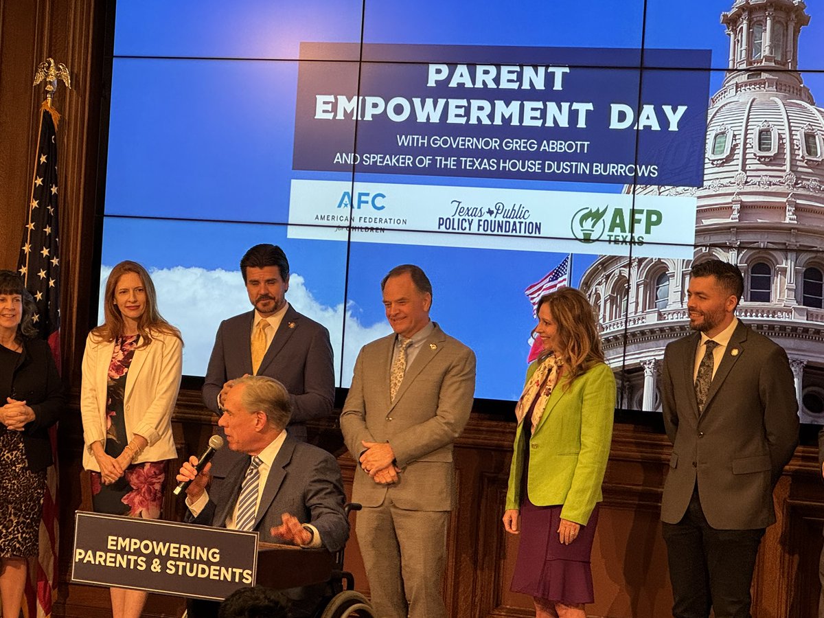 TPPF's tweet image. Huge turnout from families and lawmakers at Parent Empowerment Day!

It’s time to make Texas #1 in education by letting families choose the best educational environment for their kids, with ESAs. #txed